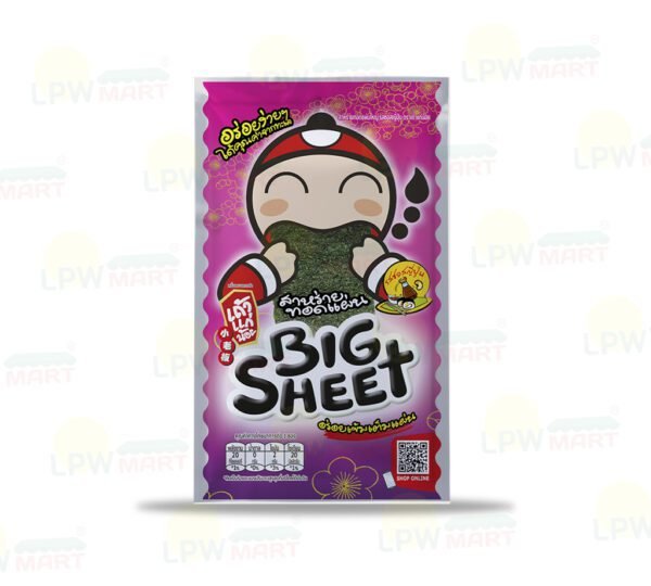 BIG SHEET Fried Seaweed Japanese Sause Flavour 3.5g