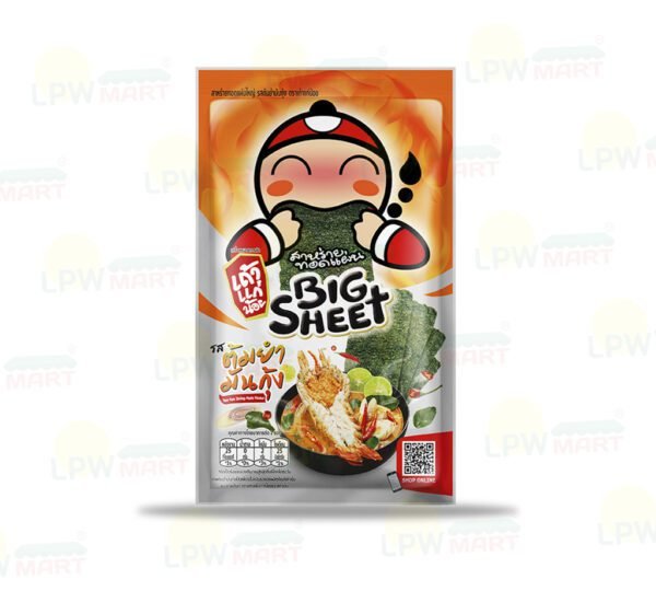 BIG SHEET Fried Seaweed Tom Yum Shrimp Paste Flavour 3.5g
