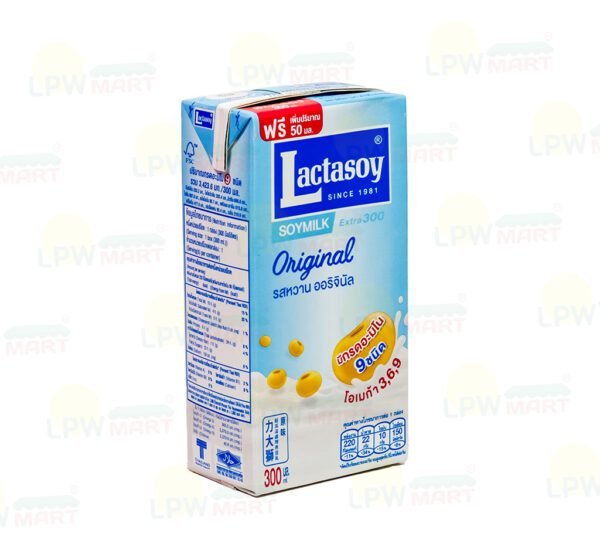 Lactasoy Original Uht Soymilk 300ML - Image 2