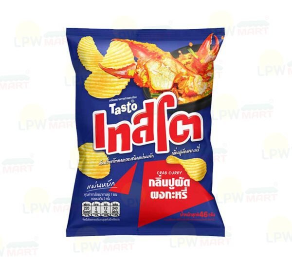 Tasto Devil Potato Chips Crab Curry Flavored 46g