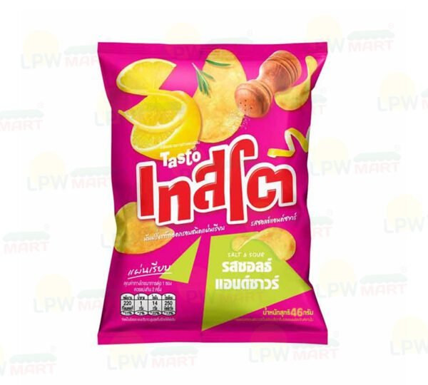 Tasto Devil Potato Chips Salt & Sour Flavored 46g